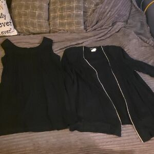 Black Sleeveless Sheath Midi Dress